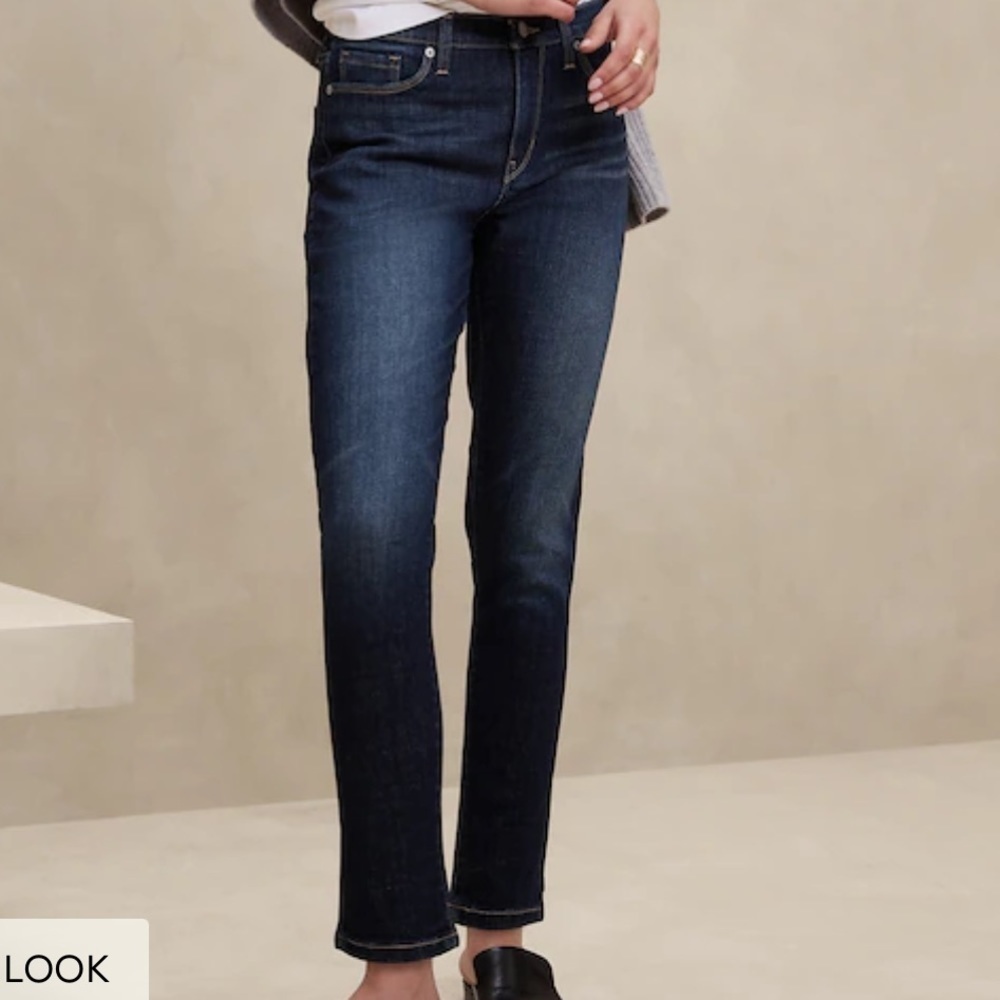 Banana Republic MID-RISE SKINNY JEAN- Medium Wash, Size 30